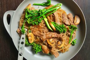 Recipe: Beef and Mushroom Noodles