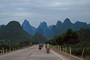 Harleys in China