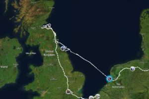 Crossing the North Sea To Visit Vicki in Scotland