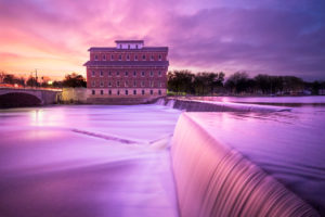 Wapsipinicon Mill, Independence, IA. Five-minute exposure using a 10-stop ND filter.