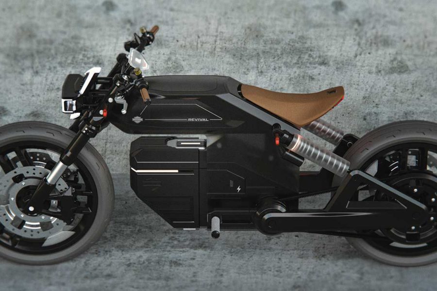 Revival electric motorcycle