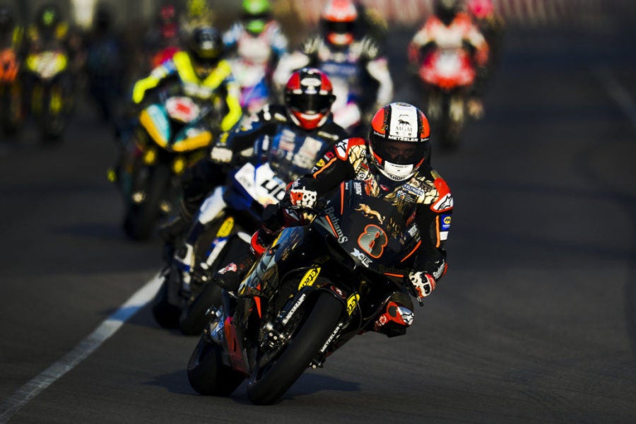 Michael Rutter, 2019澳门GP。今年，街头赛车比赛将不会出现摩托车。照片:澳门的全科医生