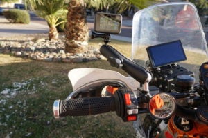 设置一个GoPro和破译摩托车的选项