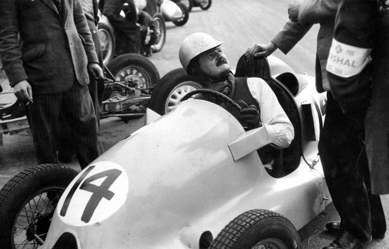 他的Marwyn勋爵在他的Marwyn在Silverstone为Grand Prix，1948年10月2日。（照片约翰皮尔森）