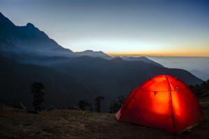 Sleeping in a Tent: Blackout Masks and Earplugs