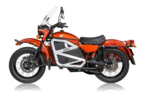 乌拉尔研发一款电动挎斗摩托车