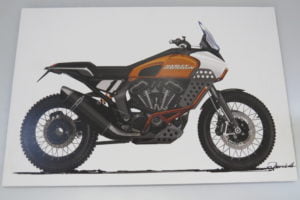 Does Somebody In The Harley Design Studio Love The KTM 950 SE – (IMS Long Beach 2019)