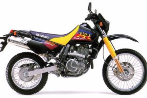 Suzuki’s DR650 is a light and competent package on road, off road and in the dirt.