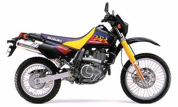 Suzuki’s DR650 is a light and competent package on road, off road and in the dirt.