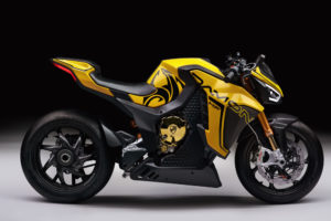 新款Damon HyperFighter将成为该公司的第二款电动摩托车。——达蒙汽车