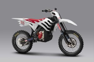 The Mugen E.Rex electric dirt bike debuted on the 2017 show circuit. Now, it's likely the basis of the new FIM race series. Credit: Mugen