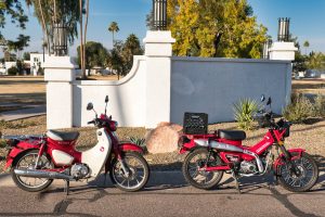 Honda 125 Super Cub vs 125 Trail, Inappropriate Travel Bikes – Part 1 of 2