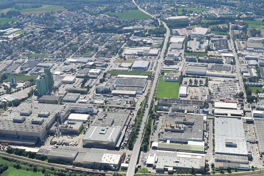 BMW plant in Landshut Germany. Credit: BMW