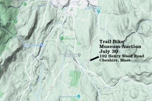 Vintage Trail Bike Museum将于2022年7月30日拍卖其内容。在那里找到您的路，这可能是一生的机会。图片：Google地图