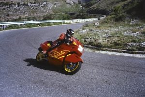 Impractical it might have been, but the K1 was a buzz to ride. Photo: BMW
