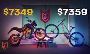 Motorcycle pricing vs. bicycle pricing
